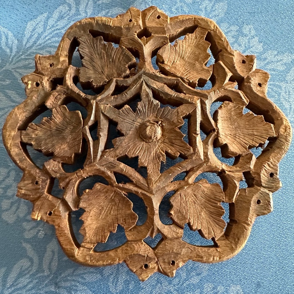 Wooden trivet made in India